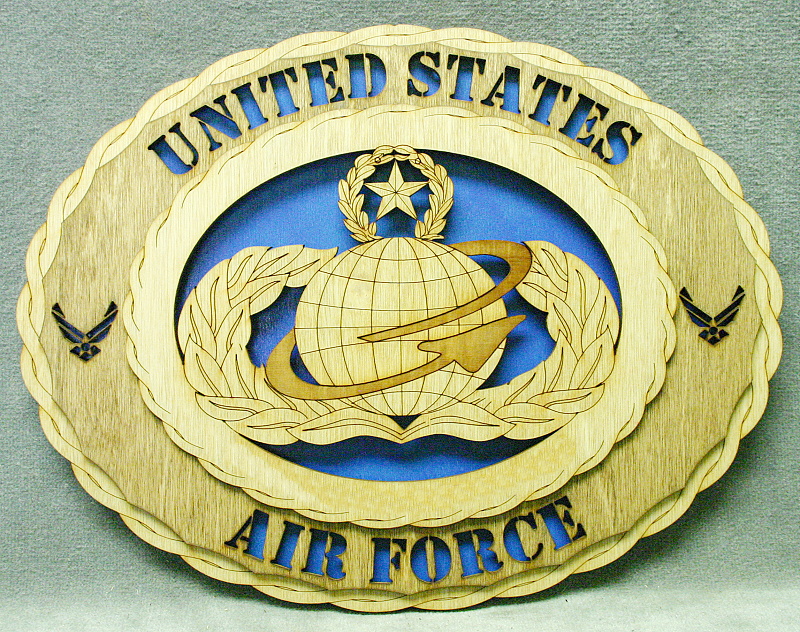 AF Master Manpower & Personnel Badge Personalized
